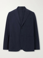Sunspel - Cotton-Poplin Suit Jacket - Blue