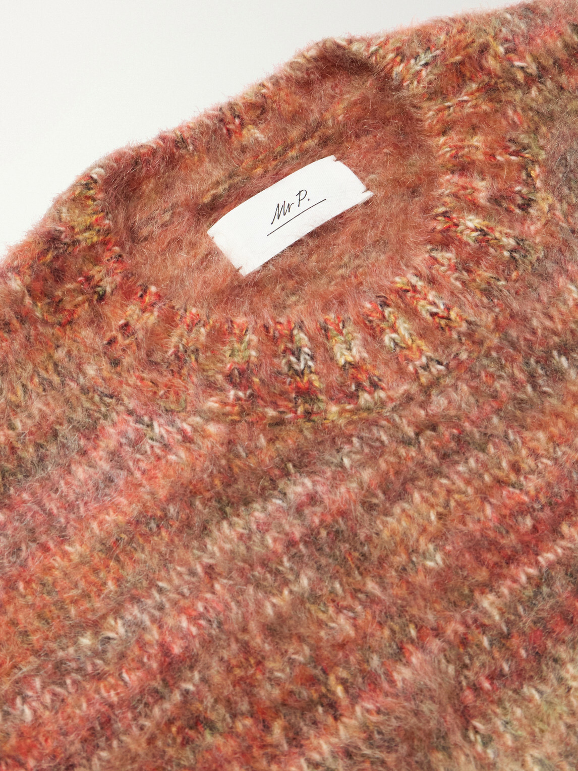 Mr P. - Space-Dyed Cashmere Sweater - Orange