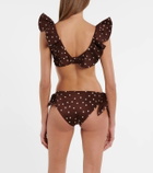 Johanna Ortiz Rolling Hills polka-dot bikini top
