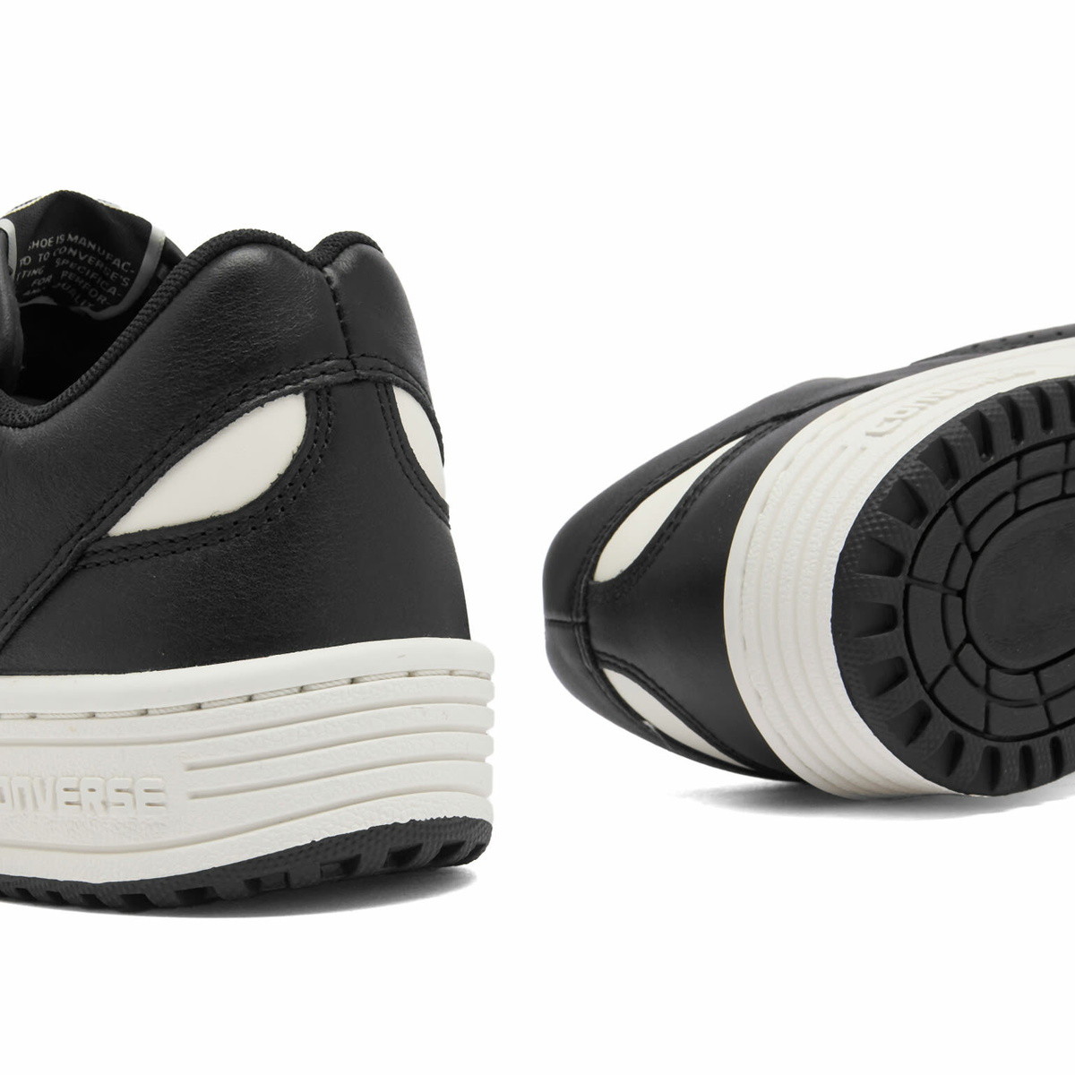 Converse Weapon Ox Sneakers in Black/Egret/Vintage White