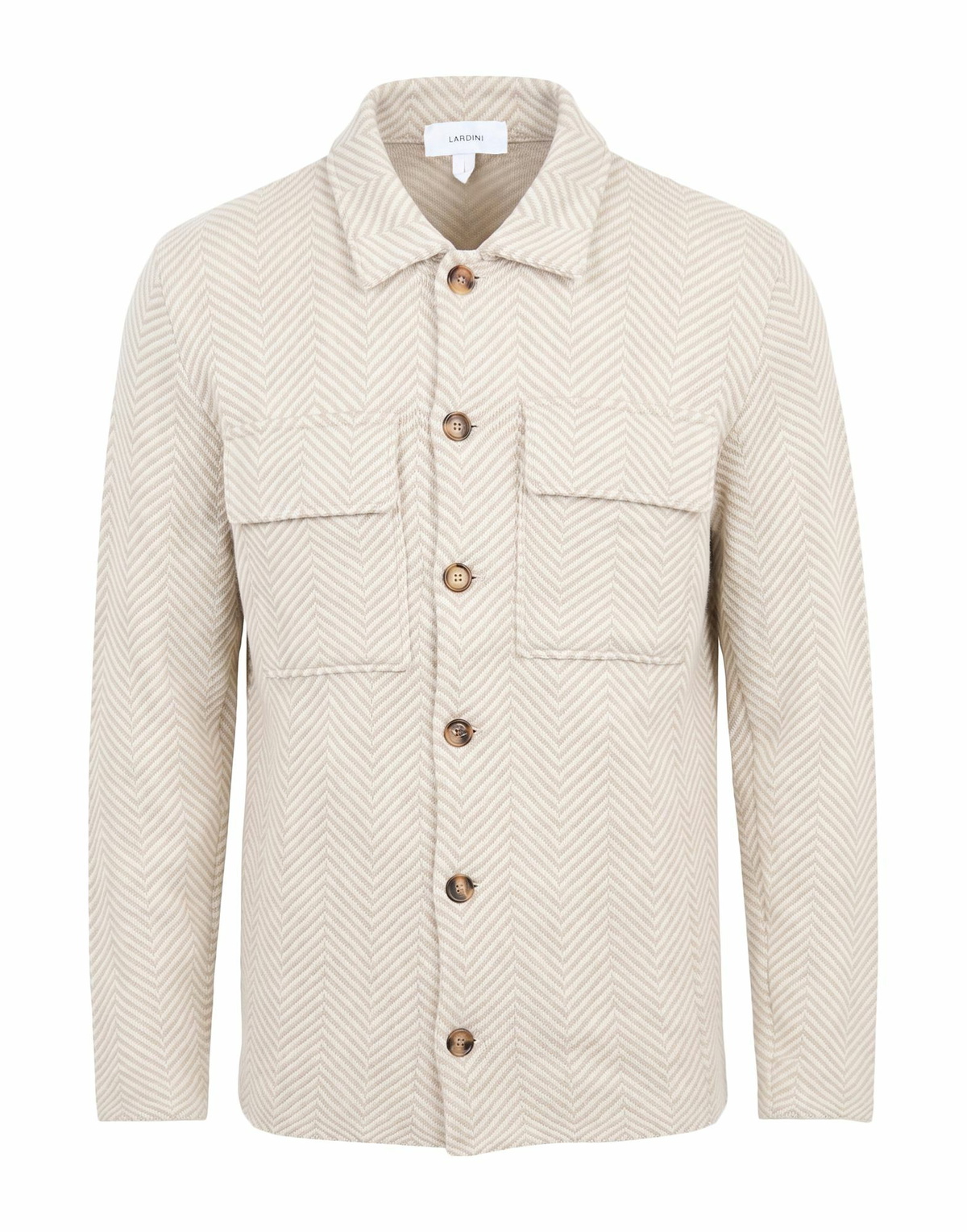 Lardini Mens Shirt in Beige