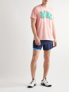 Nike Training - Straight-Leg 2-in-1 Dri-FIT Yoga Shorts - Blue