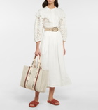 Chloe - Woody Large canvas tote