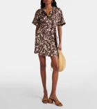 Asceno Lucca printed silk twill shirt dress