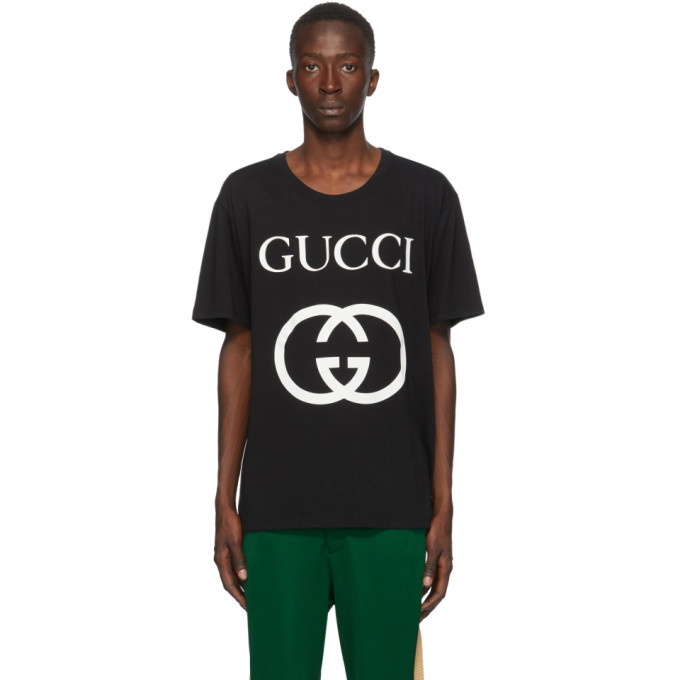 Photo: Gucci Black Interlocking G T-Shirt