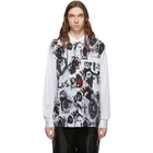 Comme des Garcons Homme Plus White Jonathan Meese Edition Inkjet Shirt