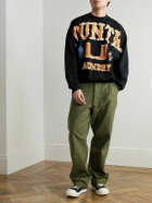KAPITAL - Printed Cotton-Jersey Sweatshirt
