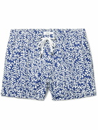 Onia - Charles Straight-Leg Mid-Length Printed Swim Shorts - Blue