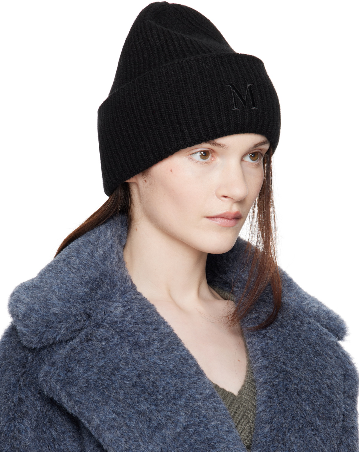 Max Mara Black Retina Beanie Max Mara