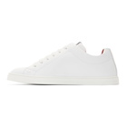 Fendi White and Red Leather Bag Bugs Sneakers