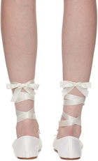 Repetto White Sophia Ballerina Flats