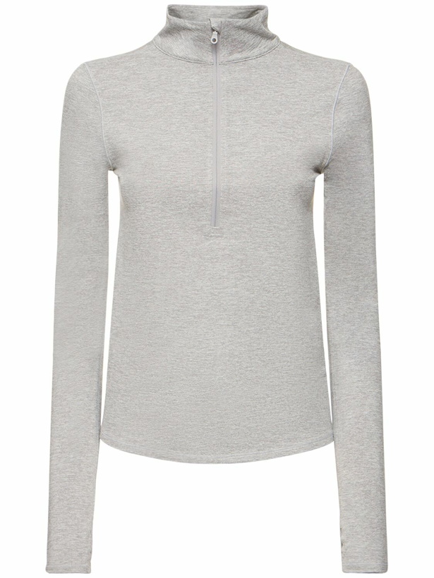 Photo: GIRLFRIEND COLLECTIVE - Reset Long Sleeve Mock Neck Half-zip Top