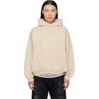 Balenciaga Beige Distressed Hoodie