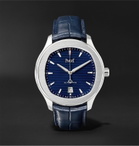 Piaget - Polo S 42mm Stainless Steel and Alligator Watch, Ref. No. G0A43001 - Blue