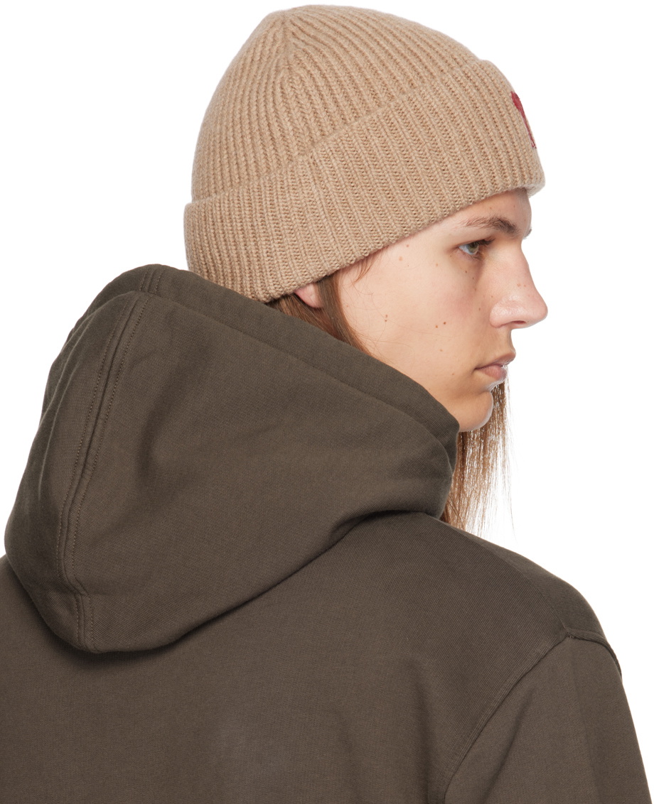 AMI Paris Tan Ami de Cœur Beanie AMI