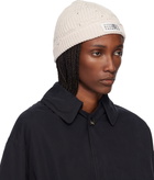 MM6 Maison Margiela Pink & Gray Amended Optical Ribs Beanie