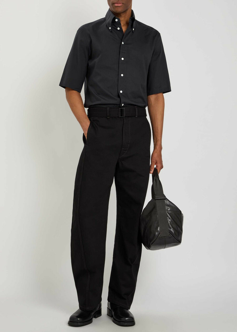 Lemaire Cotton Shirt Navy