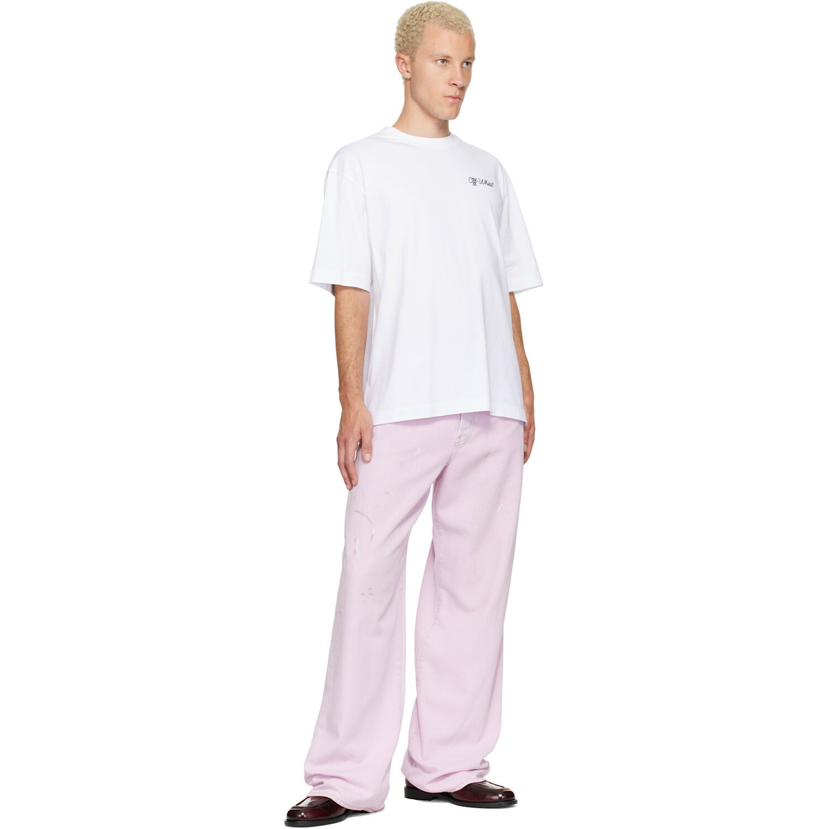 Off-White White Script Logo Skate T-shirt
