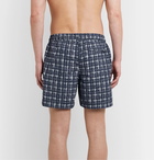 Mr P. - Mid-Length Printed Swim Shorts - Purple