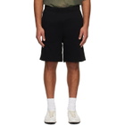 AAPE by A Bathing Ape Black 'AAPENOW' Moonface Logo Sweat Shorts