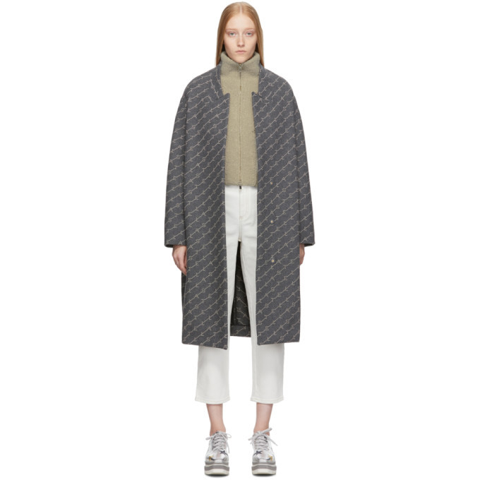 【送料&関税込】Stella McCartney Grey Stretch Wool Blend Top Stella McCartney Wool Blend Top With Crystals in Brown | Lyst