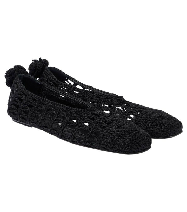 Photo: Magda Butrym Crochet ballet flats