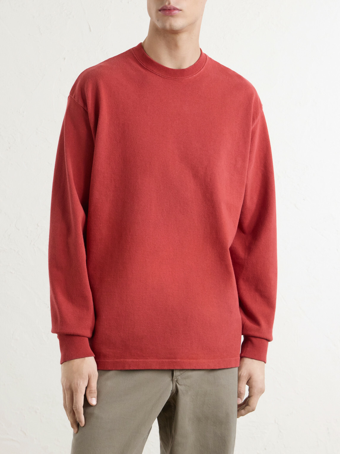 A.PRESSE - Cotton-Jersey T-Shirt - Red