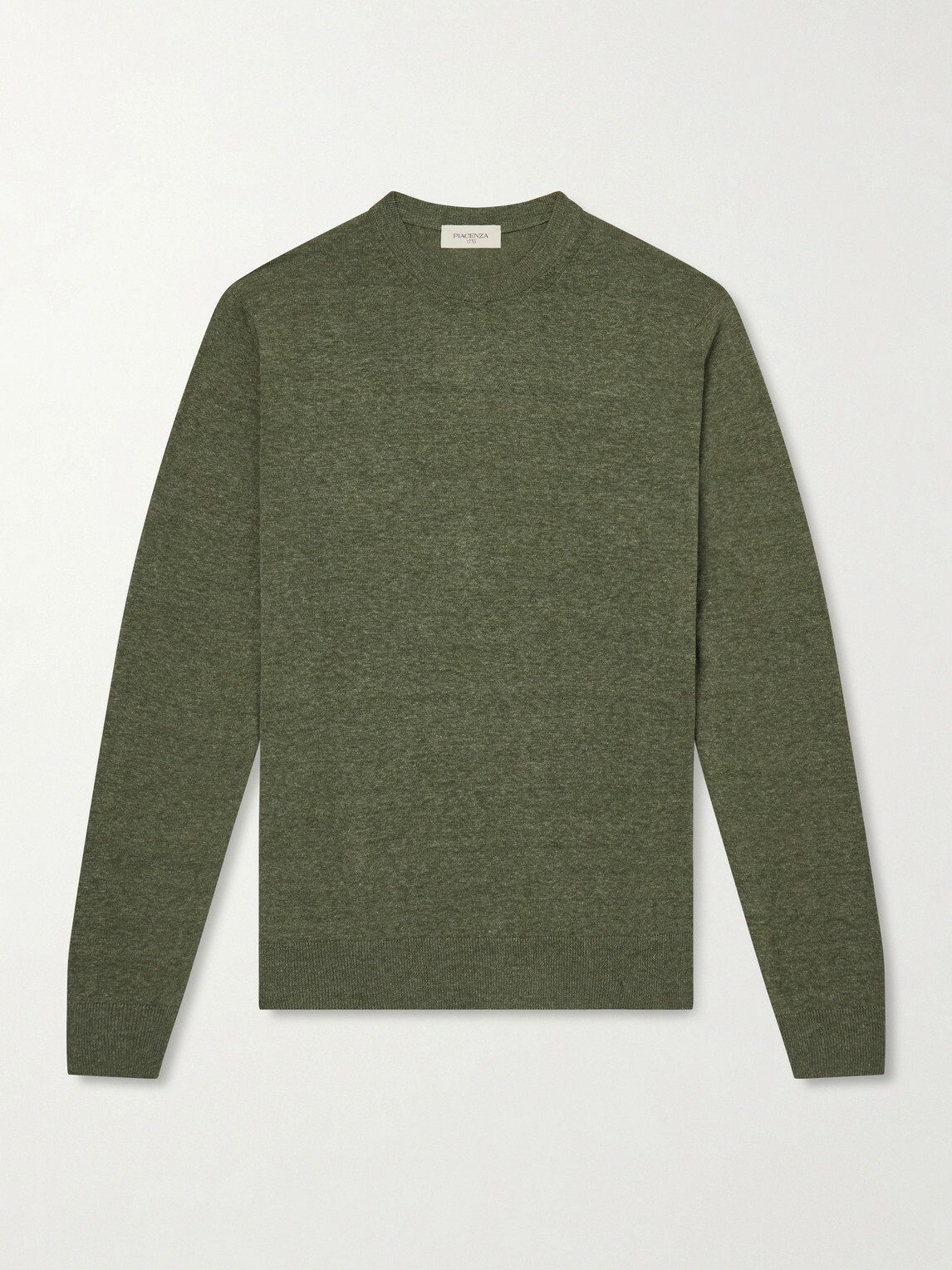 PIACENZA 1733 - Silk and Linen-Blend Sweater - Green