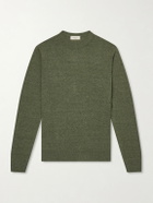 PIACENZA 1733 - Silk and Linen-Blend Sweater - Green