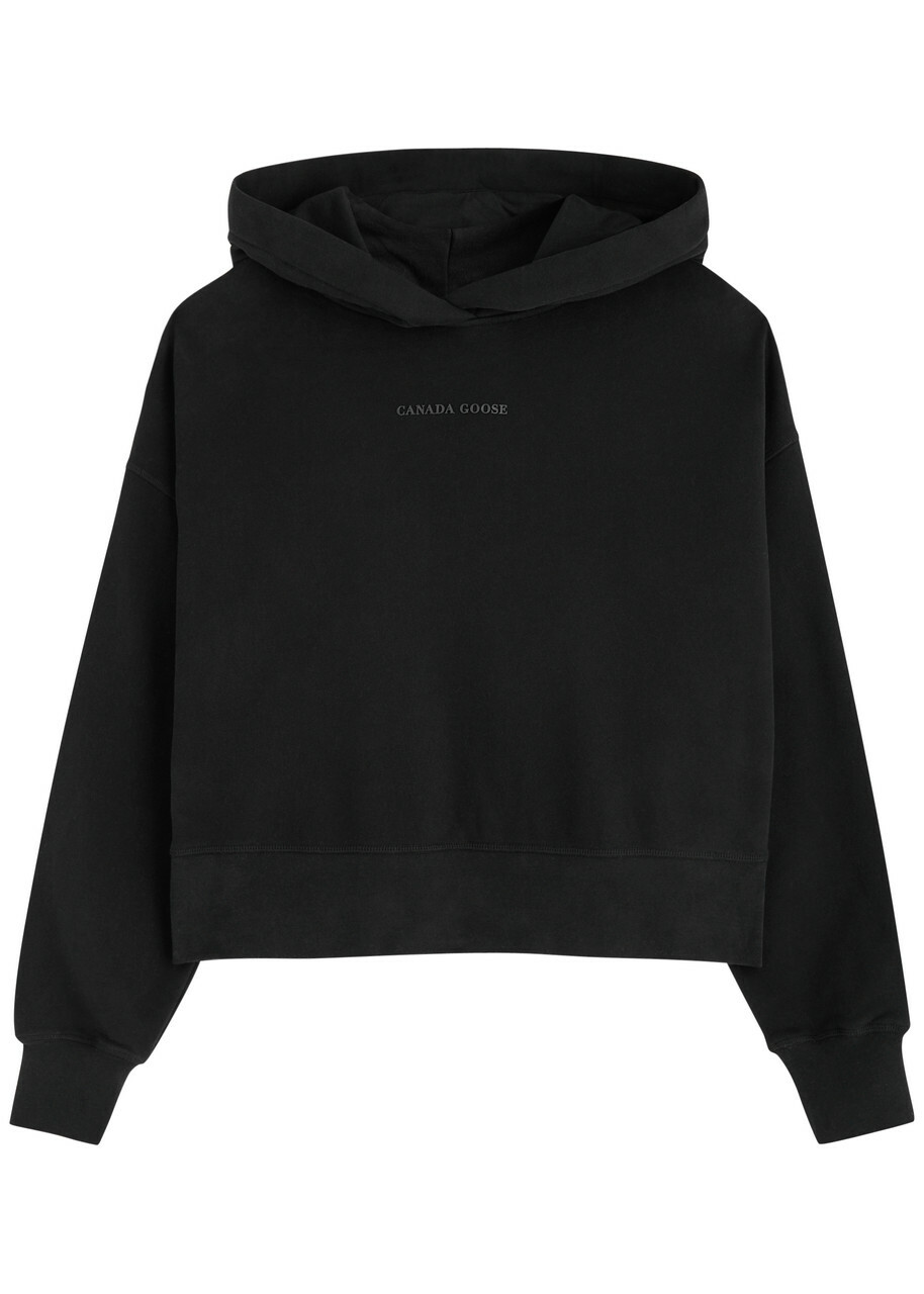 Canada Goose Muskoka Hooded Cotton Sweatshirt Black