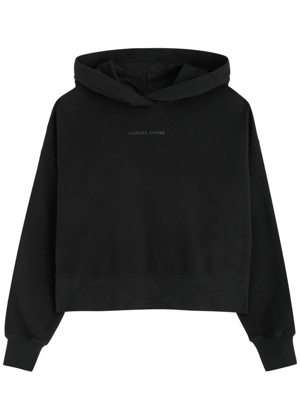 Photo: Canada Goose Muskoka Hooded Cotton Sweatshirt Black