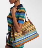 Etro Libra Medium striped tote bag