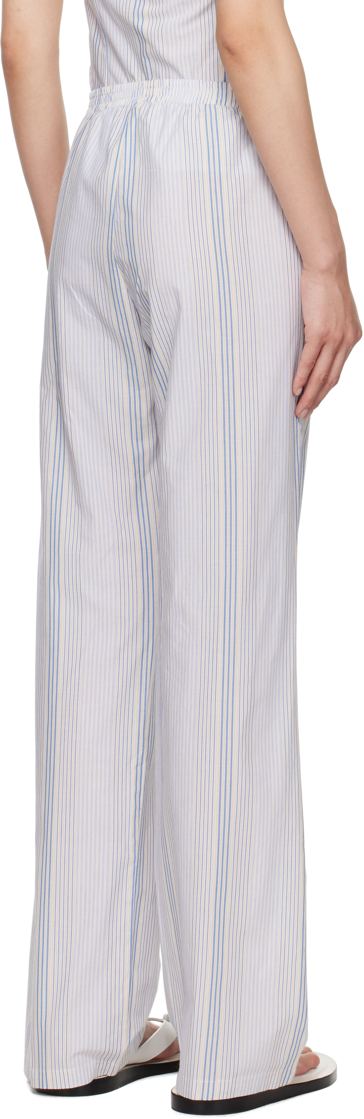 Paloma Wool Blue & White Kimoto Lounge Pants