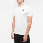 The North Face Men's North Faces T-Shirt in Tnf White/Almond Butter