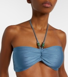 Jade Swim Zoe ruched bikini top