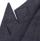 TOM FORD - Navy O'Connor Slim-Fit Prince of Wales Checked Wool Suit Jacket - Men - Midnight blue