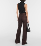 Gabriela Hearst Vesta high-rise wool flared pants