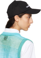 Wooyoungmi Black Embroidered Cap