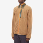 Lacoste Men's Polar Fleece Jacket in Leafy/Brown