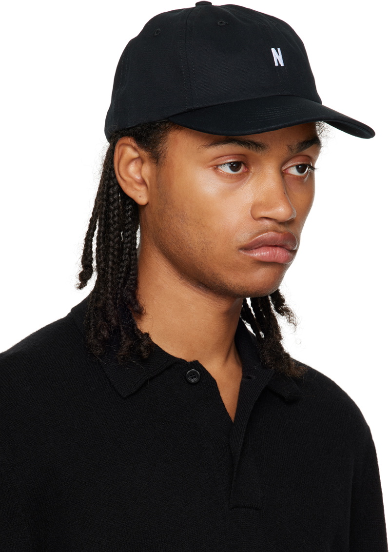 NORSE PROJECTS Black Sports Cap Norse Projects