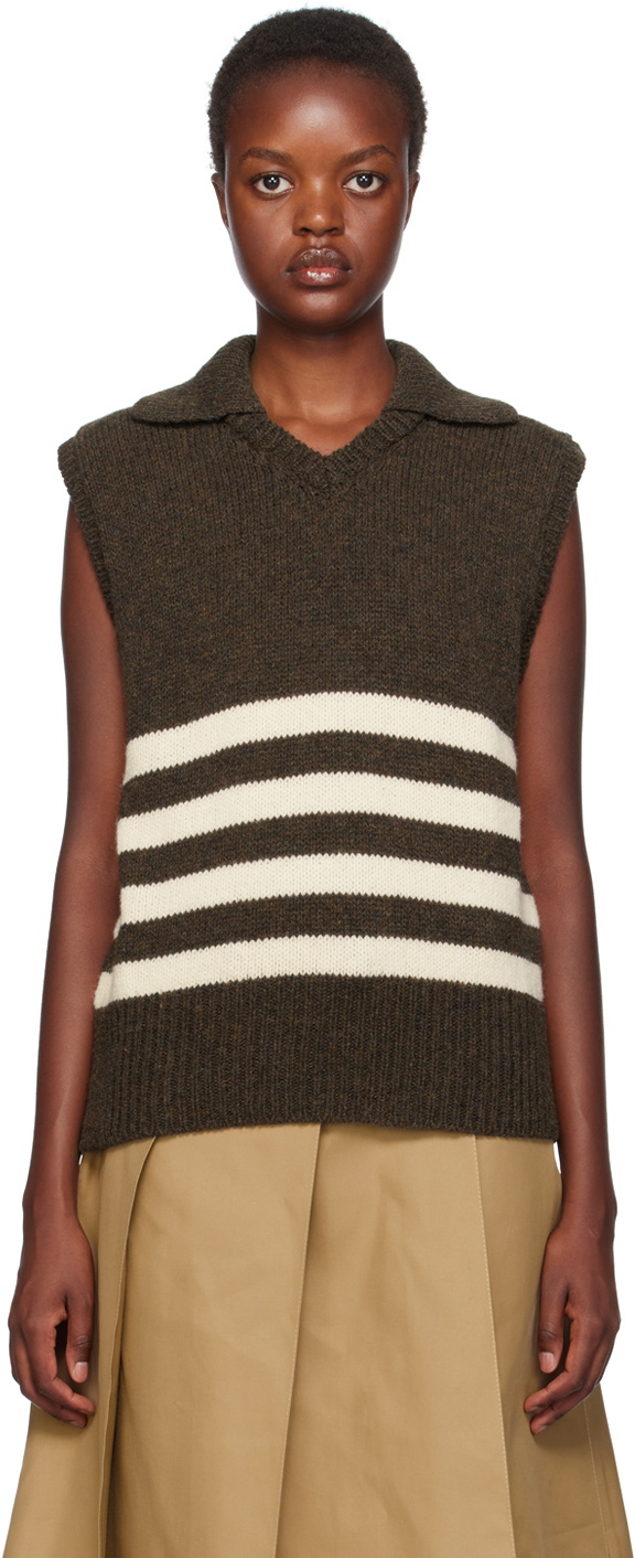 Cawley Brown Violet Vest