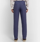 120% - Linen Trousers - Blue