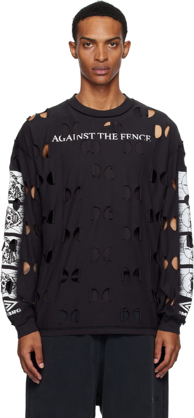 Photo: Umbro Black 'Against The Fence' LS T-shirt