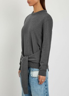 JW Anderson Waist Tie Wool-blend Jumper Grey