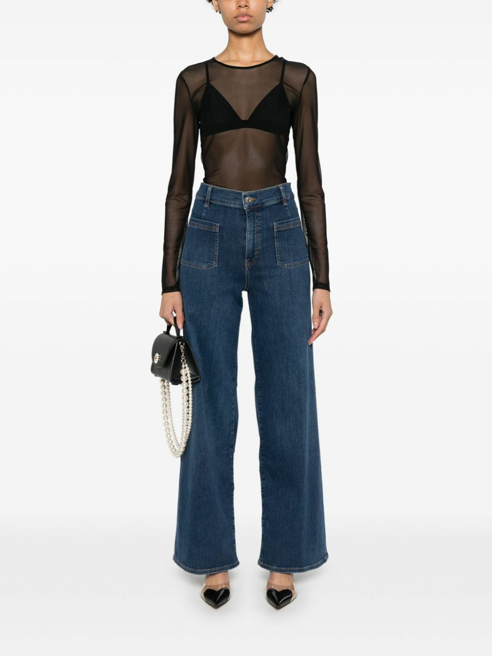 FRAME Le Slim Palazzo Jeans