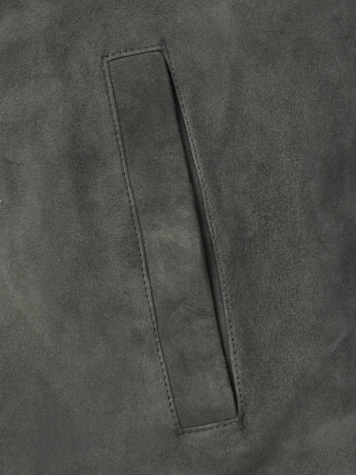 Canali - Suede Harrington Jacket - Gray