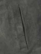 Canali - Suede Harrington Jacket - Gray