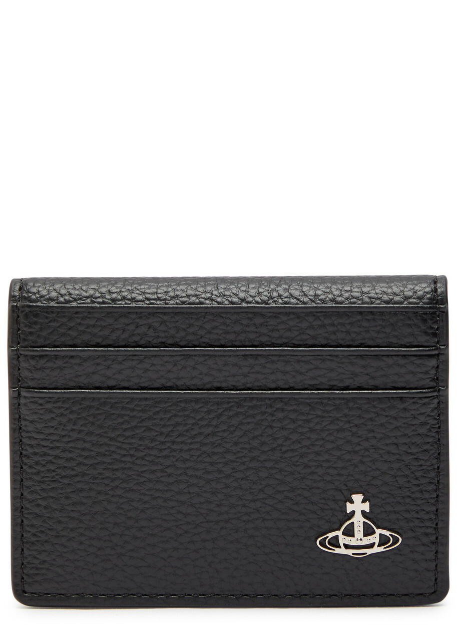Vivienne Westwood Black Injected Orb Card Holder Vivienne