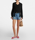 Valentino Garavani Rockstud bow-detail thong sandals