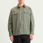 Barbour Men's Heritage+ Spey Poplin Overshirt in Archive Olive